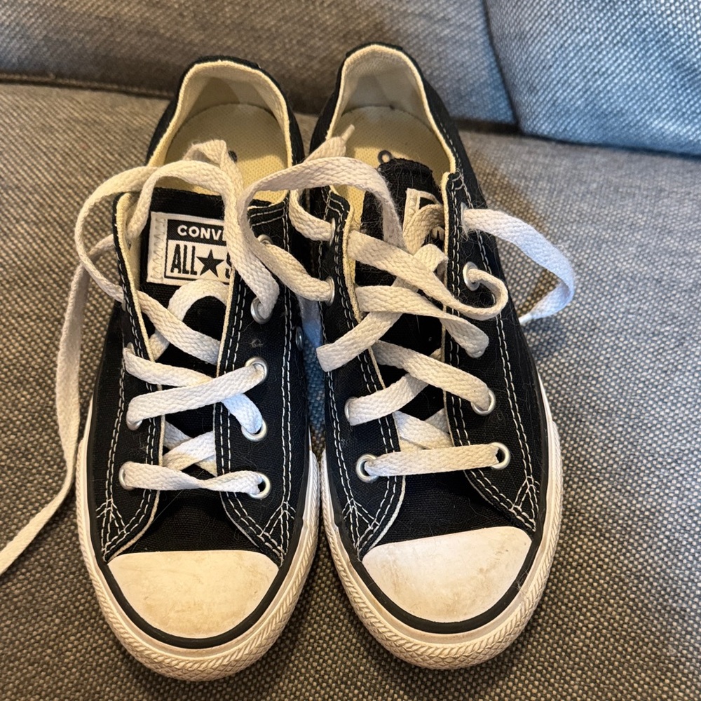 Converse Kids Black and White Sneakers